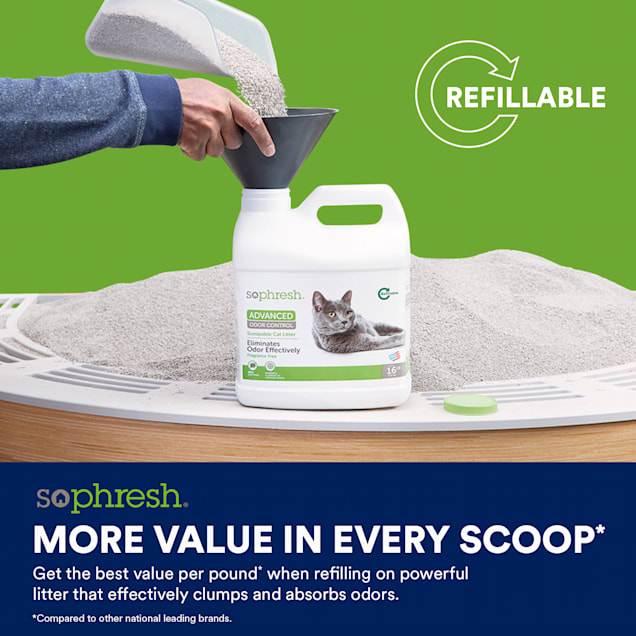 Refillable litter cheap at petco